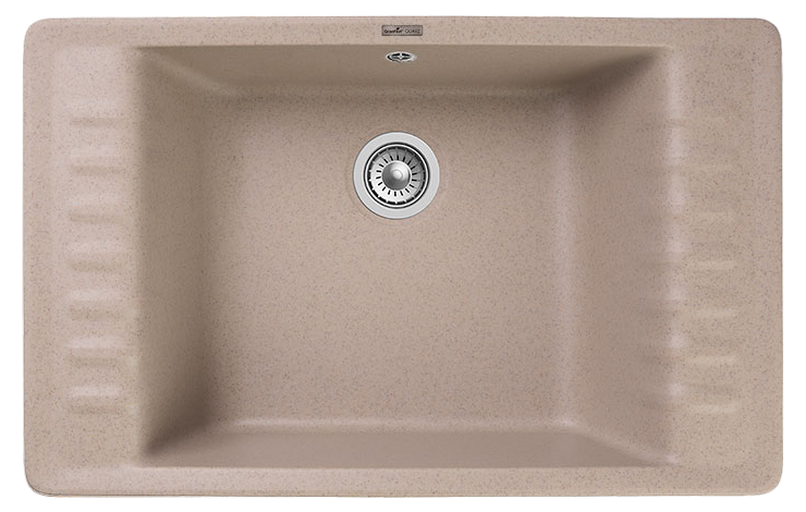 Мойка кухонная GranFest Water GF-ZW-71 752х475 мм, песочная, кварцевый композит