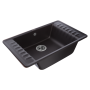 Мойка кухонная GranFest Water GF-ZW-71 752х475 мм, черный, кварцевый композит