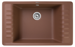 Мойка кухонная GranFest Water GF-ZW-71 752х475 мм, терракотовая, кварцевый композит