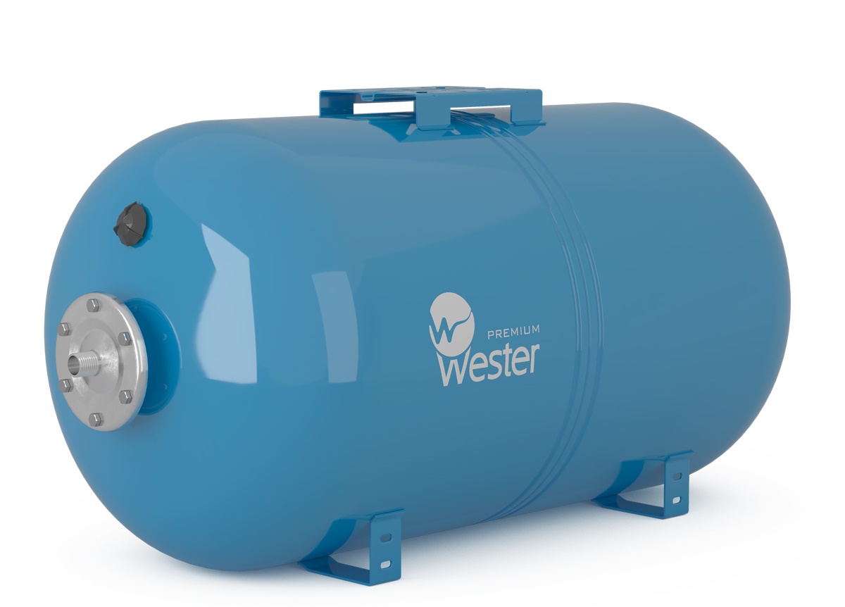 Расширительный бак для систем водоснабжения Wester WAO 150 л, синий