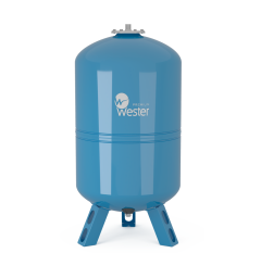 Расширительный бак для систем водоснабжения Wester WAV 80 л, синий