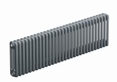 Трубчатый радиатор Rifar Tubog 3037, 30 секций, 3-колончатый, серый (титан), B1