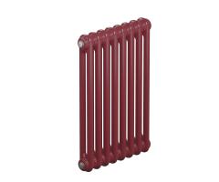 Трубчатый радиатор Rifar Tubog 2057, 6 секций, 2-колончатый, красно-коричневый (бордо), DV1
