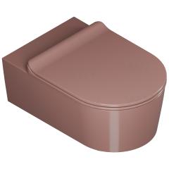 Унитаз подвесной Flaminia Link, терракотовый (terracotta lucido)
