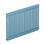 Трубчатый радиатор Rifar Tubog 2057, 15 секций, 2-колончатый, пастельно-синий (сапфир), DV1