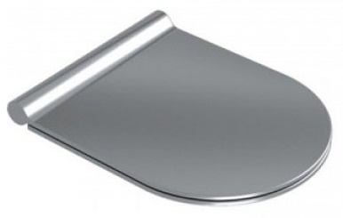 Сиденье для унитаза с микролифтом Catalano Colori Slim, серебро