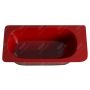 Ванна каменная Salini Ninfea 180х80 см, красный капминно, матовая поверхность