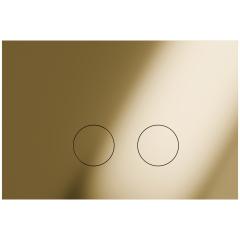 Клавиша смыва для инсталляции Almar WC Plate Round Small E330003.GO, золото глянцевое (gold glossy)