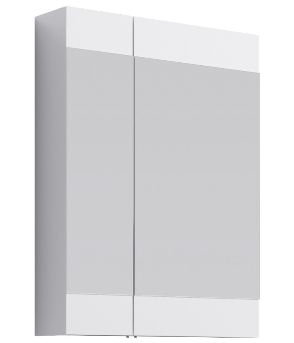 Зеркальный шкаф Aqwella Brig 600, белый