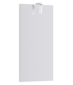 Зеркало со светильником Aqwella Leon-MP 400, белый