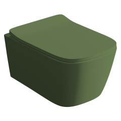 Унитаз подвесной ArtCeram A16, зеленый шалфей матовый (verde salvia opaco)