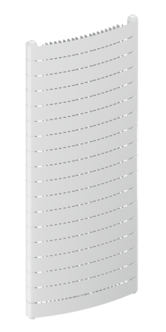 Радиатор биметаллический Rifar Convex 1760x22 секции, №99V, белый