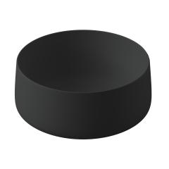 Раковина накладная ArtCeram Сognac Saniglaze 480х480 мм, черный матовый (nero opaco)