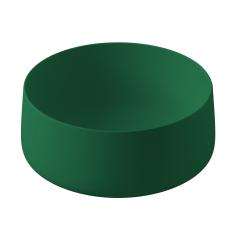 Раковина накладная ArtCeram Сognac Saniglaze 480х480 мм, зеленый матовый (verde salvia opaco)