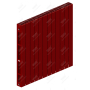Радиатор биметаллический Rifar SUPReMO Ventil 800x12 секций, №69VL, красный (бордо)