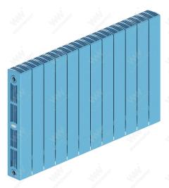 Радиатор биметаллический Rifar SUPReMO 500x14 секций, синий (сапфир)