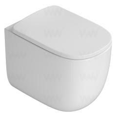 Унитаз приставной ArtCeram Seta, белый (bianco lucido), The.Saniglaze