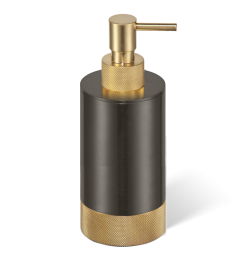 Дозатор жидкого мыла Decor Walther Club SSP 1, бронза темная/золото матовое