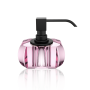 Дозатор жидкого мыла Decor Walther Kristall KR SSP, розовый/черный