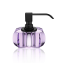 Дозатор жидкого мыла Decor Walther Kristall KR SSP, фиолетовый/черный
