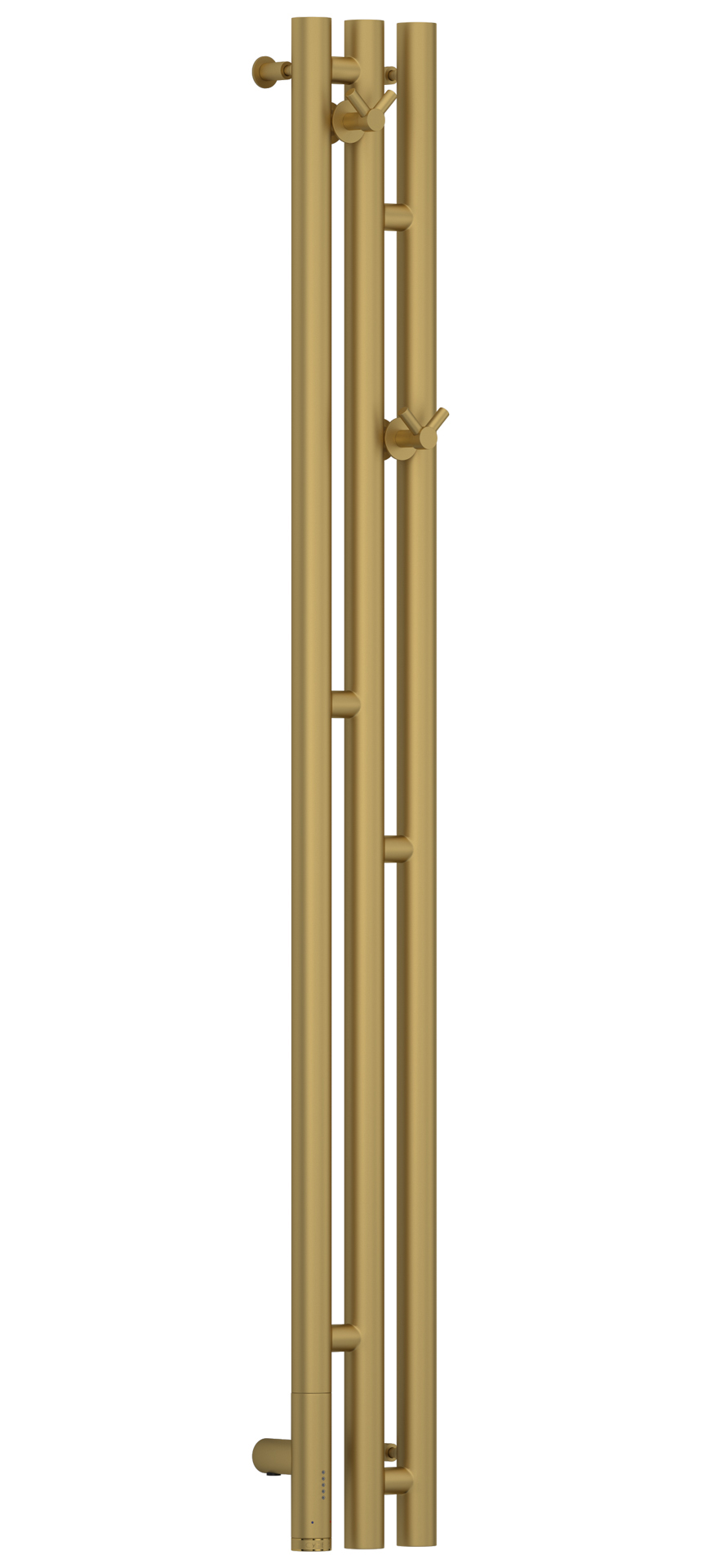Полотенцесушитель электрический Сунержа Терция 3.0 1200х106 мм, ТЭН слева, золото матовое