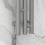 Полотенцесушитель электрический Сунержа Терция 3.0 1200х106 мм, ТЭН слева, сатин