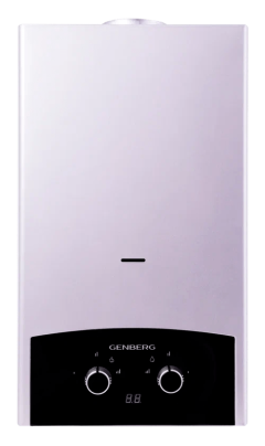Газовый проточный водонагреватель Genberg Премиум GW20, серебро