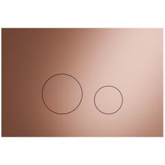 Клавиша смыва для инсталляции Almar WC Plate Round E330002.CO, медь брашированная (copper brushed)