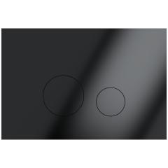 Клавиша смыва для инсталляции Almar WC Plate Round E330002.DB, черный глянцевый (deep black glossy)