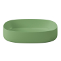 Раковина накладная ArtCeram Сognac Saniglaze 680х350 мм, зеленый матовый (verde salvia opaco)