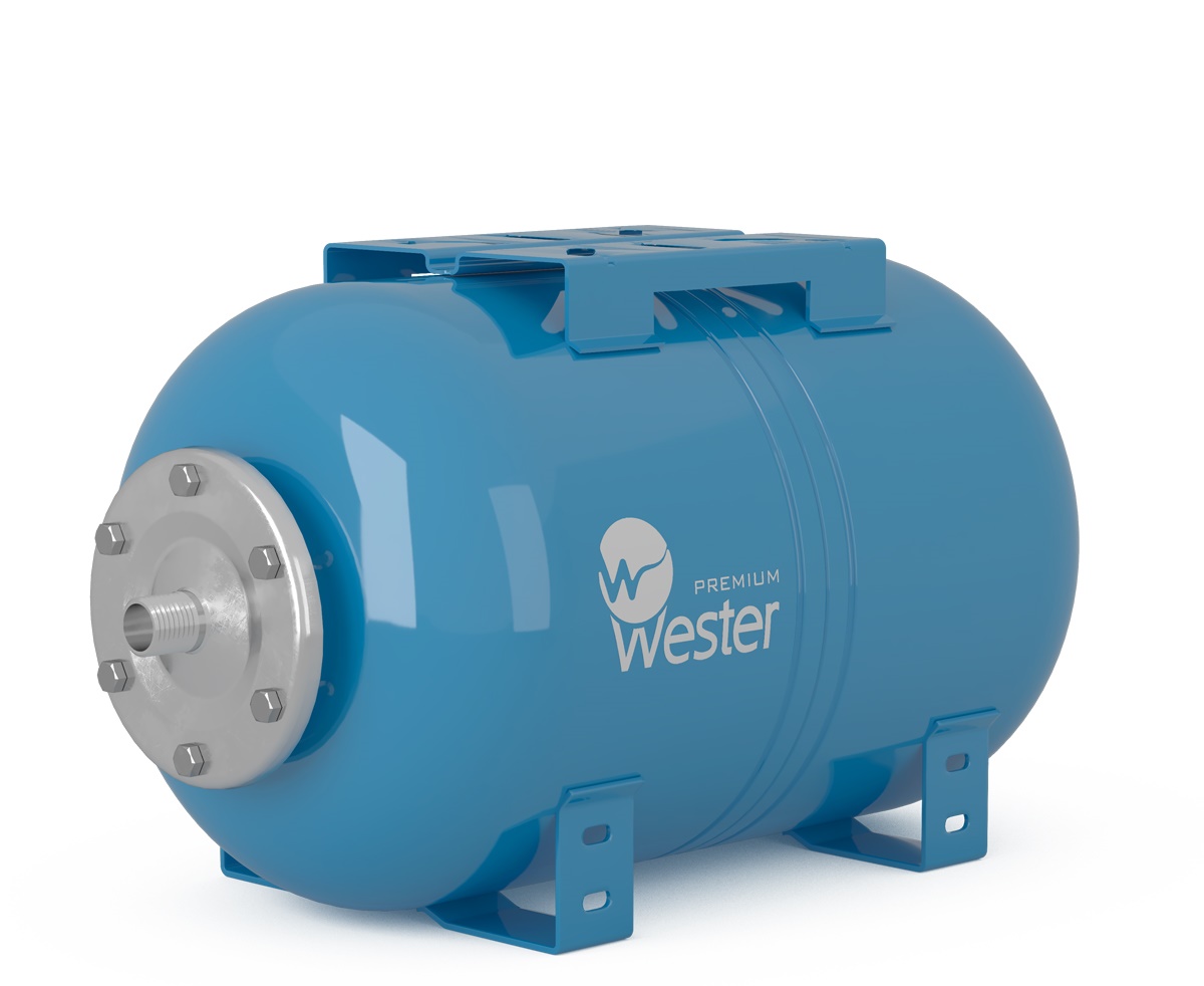 Расширительный бак для систем водоснабжения Wester WAO 50 л, синий