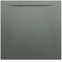Поддон душевой Riho Isola 90х80 см, Light Gray, литьевой мрамор