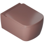Унитаз подвесной Flaminia Play, терракотовый (terracotta lucido)