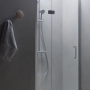 Душевая дверь Kolpa-San Atlas TV/S 90 см, хром, Transparent