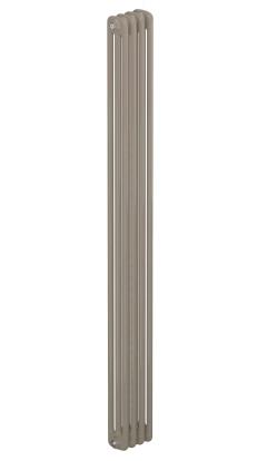 Трубчатый радиатор Rifar Tubog 3180, 4 секции, 3-колончатый, слоновая кость (айвори), DV1