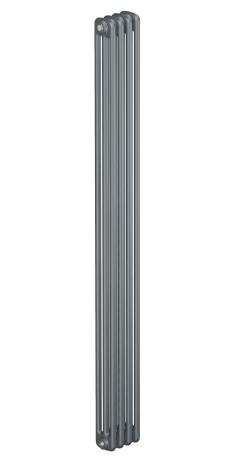 Трубчатый радиатор Rifar Tubog 3180, 4 секции, 3-колончатый, серый (титан), DV1