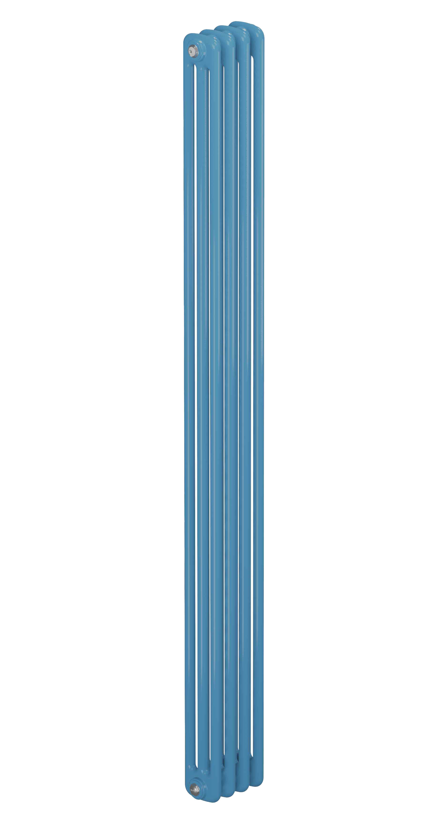 Трубчатый радиатор Rifar Tubog 3180, 6 секций, 3-колончатый, пастельно-синий (сапфир), DV1
