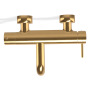 Смеситель для ванны термостатический Treemme UP+, излив 217 мм, золото брашированное