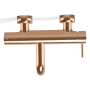 Смеситель для ванны термостатический Treemme UP+, излив 217 мм, золото розовое брашированное