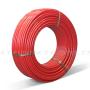 Труба полимерная с кислородным барьером Fusitek Warmega PE-RT/ Evoh 16 мм, красный, бухта 200 м
