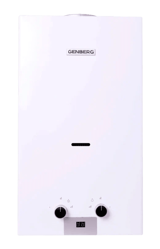 Газовый проточный водонагреватель Genberg Стандарт GW20, белый