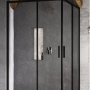 Дверь для душевого ограждения Ravak Blix Slim BLSRV2K 80 см, черный, Transparent
