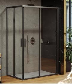 Дверь для душевого ограждения Ravak Blix Slim BLSRV2K 120 см, черный, Transparent