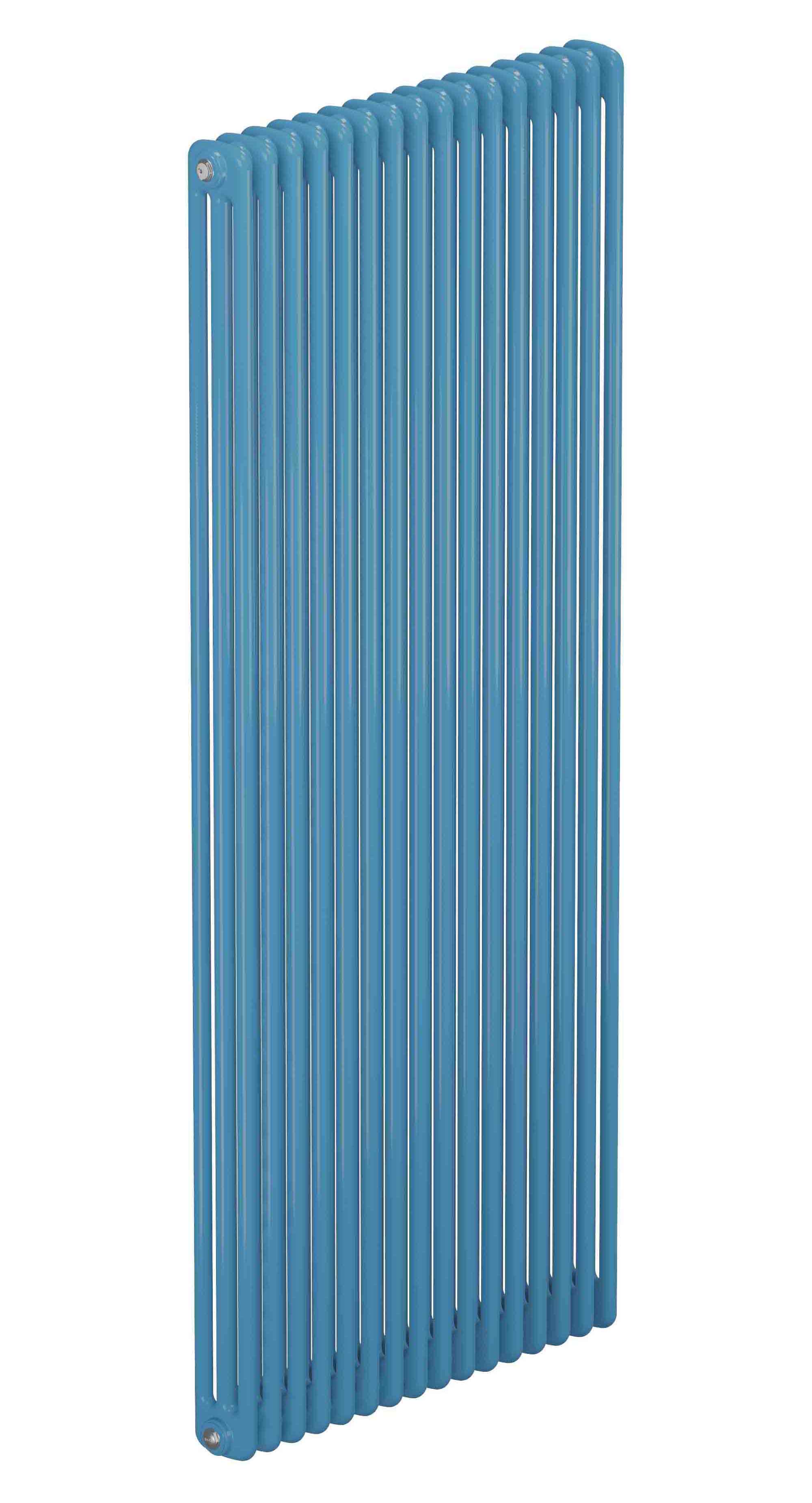Трубчатый радиатор Rifar Tubog 3220, 19 секций, 3-колончатый, пастельно-синий (сапфир), DV1