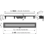 Душевой канал с решеткой Alcadrain APZ9 Simple 850M, нержавеющая сталь