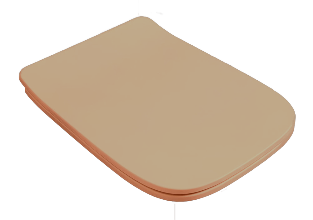 Сиденье для унитаза Artceram A16, коричневый матовый (marrone tortora opaco), петли: хром