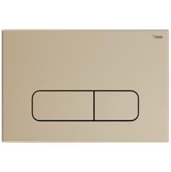 Клавиша смыва для инсталляции РЕХАУ NOVA ELLIPSE 001 19102151001, золото матовое