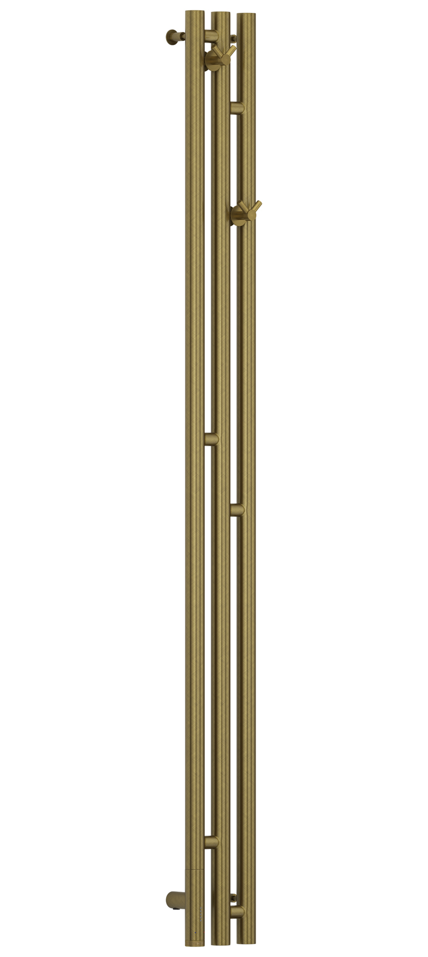 Полотенцесушитель электрический Сунержа Терция 3.0 1500х 106 мм, ТЭН справа, бронза состаренная