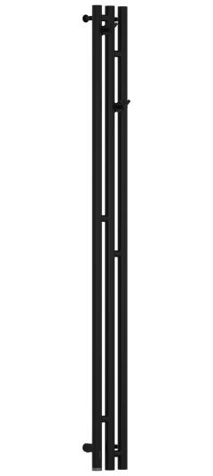 Полотенцесушитель электрический Сунержа Терция 3.0 1500х 106 мм, ТЭН справа, черный матовый