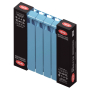Радиатор биметаллический Rifar Monolit Ventil 300x6 секций, №89VR, синий (сапфир)